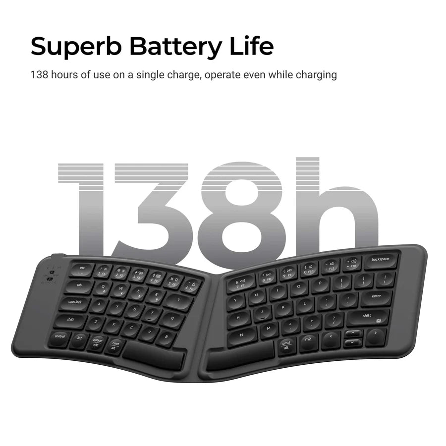 Keychron B11 Pro Ultra-Slim Wireless Foldable Keyboard