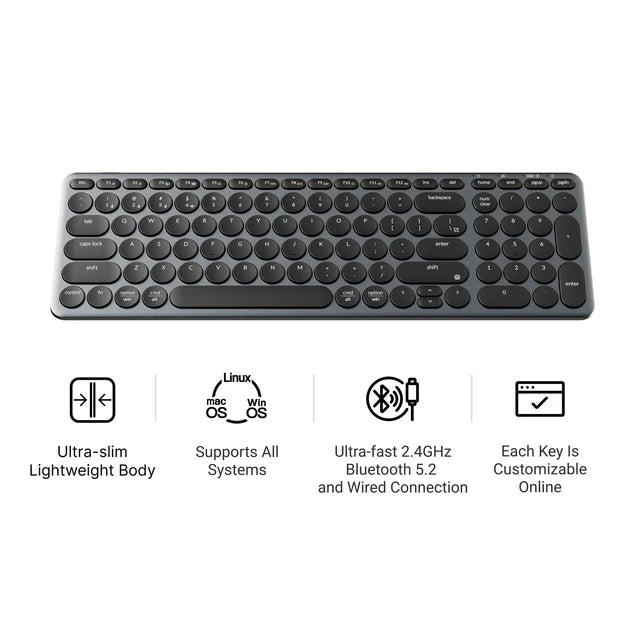 Keychron B4 Pro Ultra-Slim Wireless Keyboard