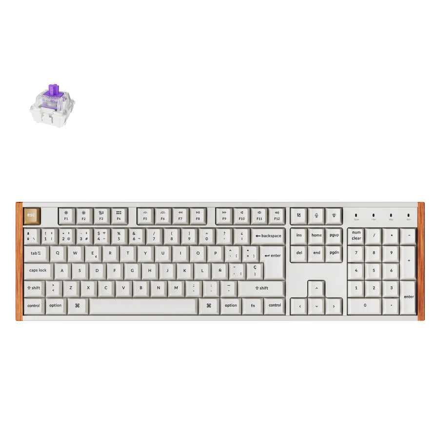 Keychron K10 HE Teclado Personalizado com Interruptor Magnético Sem Fios