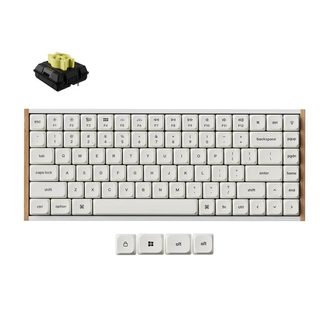 Teclado mecânico personalizado sem fio Keychron K3 Max QMK/VIA