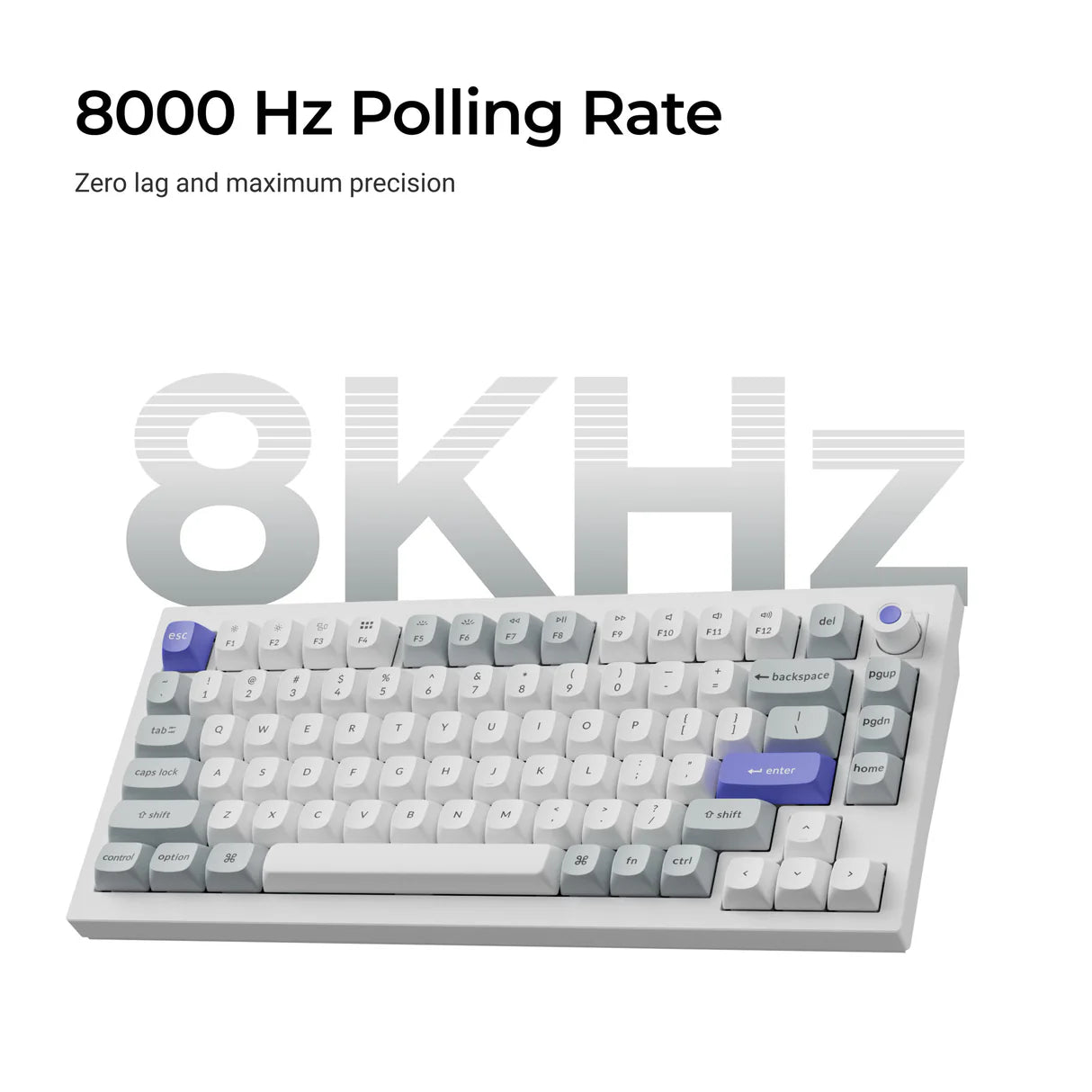 Teclado personalizado sem fio Keychron Q1 HE QMK