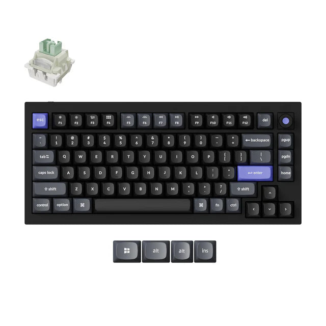 Teclado personalizado sem fio Keychron Q1 HE QMK