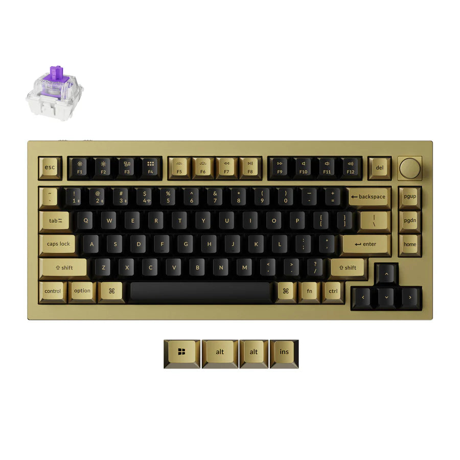 Teclado personalizado sem fio Keychron Q1 HE QMK