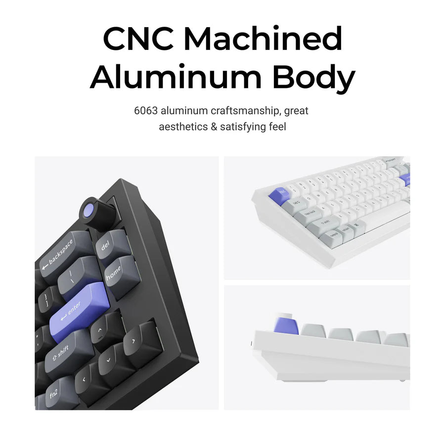 Teclado personalizado sem fio Keychron Q1 HE QMK