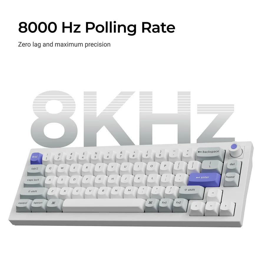 Teclado personalizado sem fio Keychron Q1 HE QMK