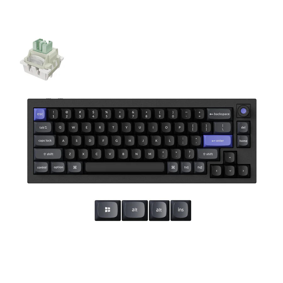 Teclado personalizado sem fio Keychron Q1 HE QMK