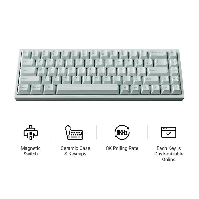 Keychron Q6 HE 8K Teclado com Interruptor Magnético
