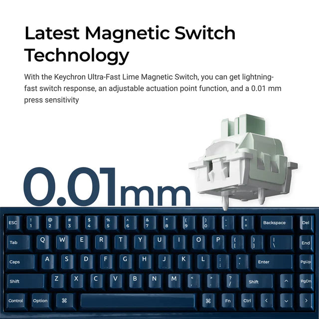 Keychron Q6 HE 8K Teclado com Interruptor Magnético