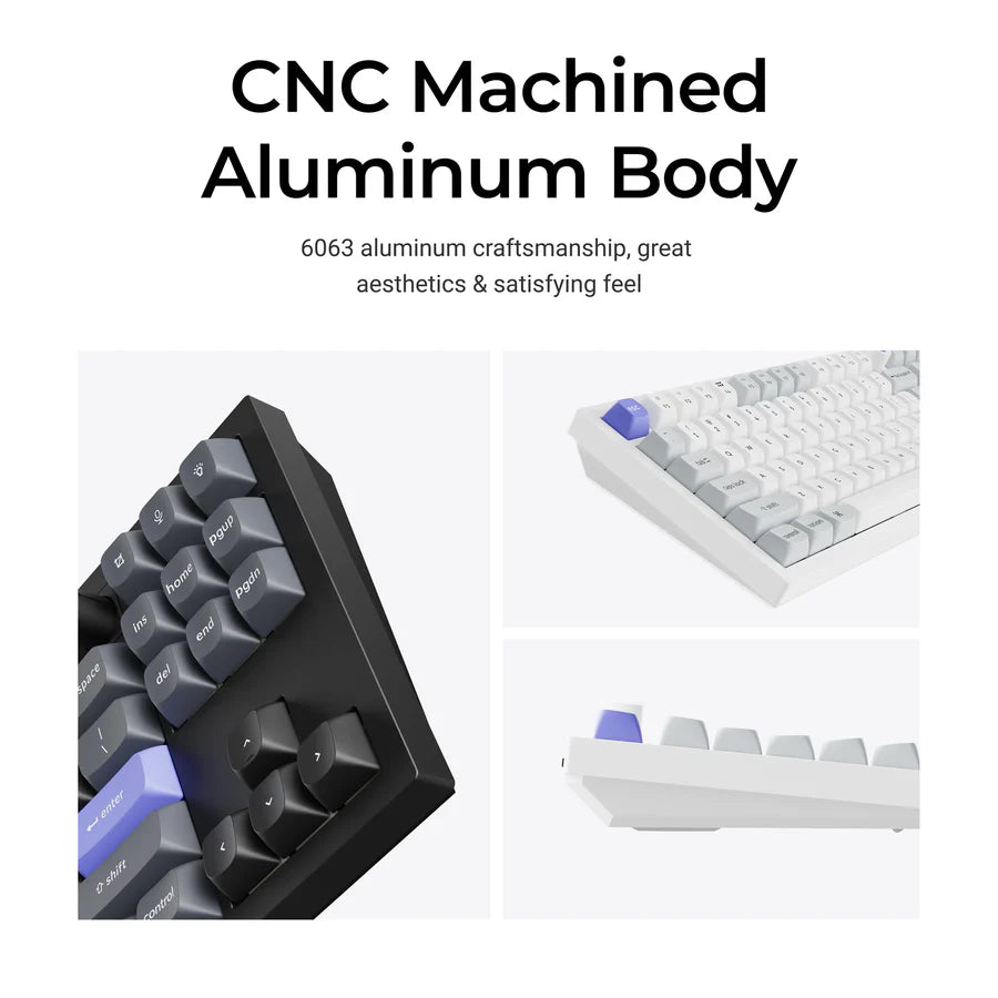 Teclado personalizado sem fio Keychron Q1 HE QMK