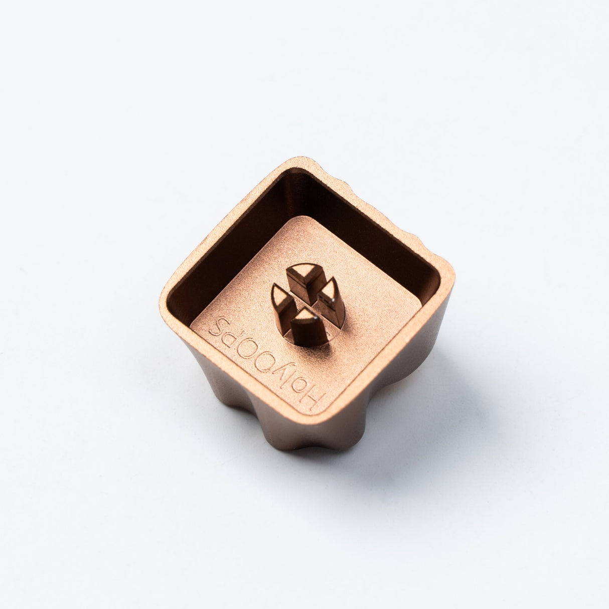 Keycap artesanal de liga de alumínio de vacas fofas