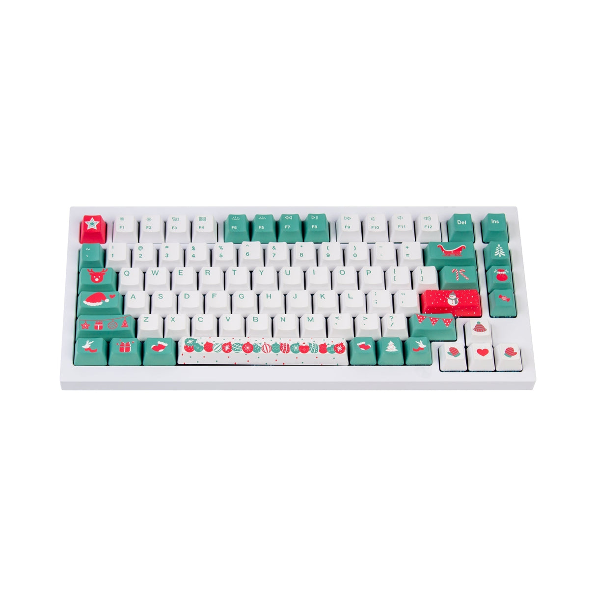Conjunto de teclas OEM Dye-Sub PBT - Árvore de Natal