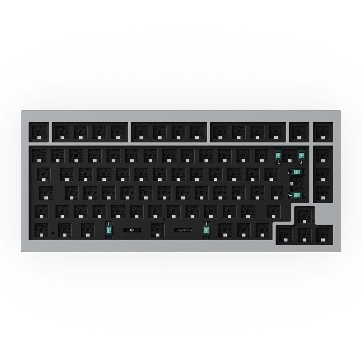Coleção de layout ISO de teclado mecânico personalizado Keychron Q1 QMK
