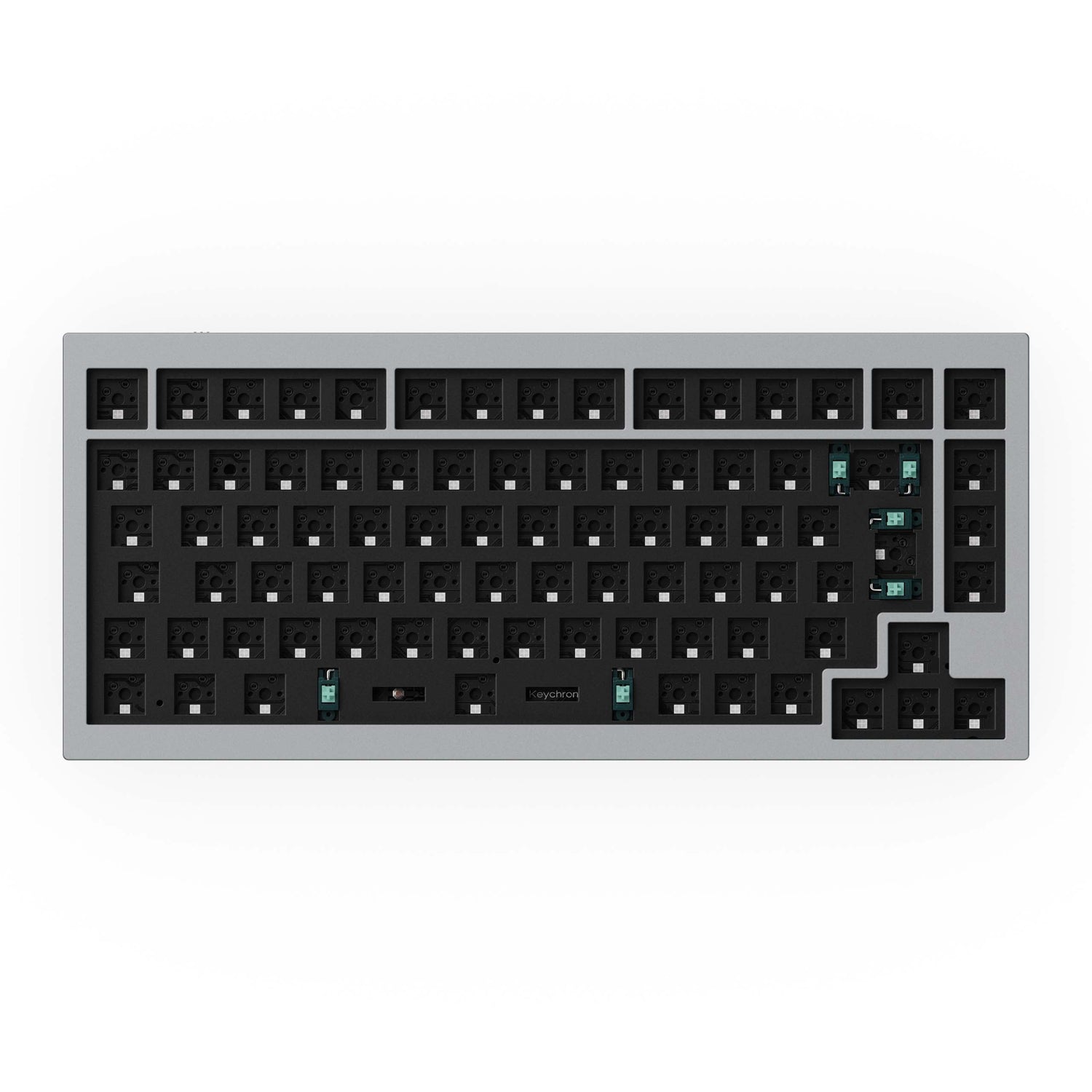 Coleção de layout ISO de teclado mecânico personalizado Keychron Q1 QMK