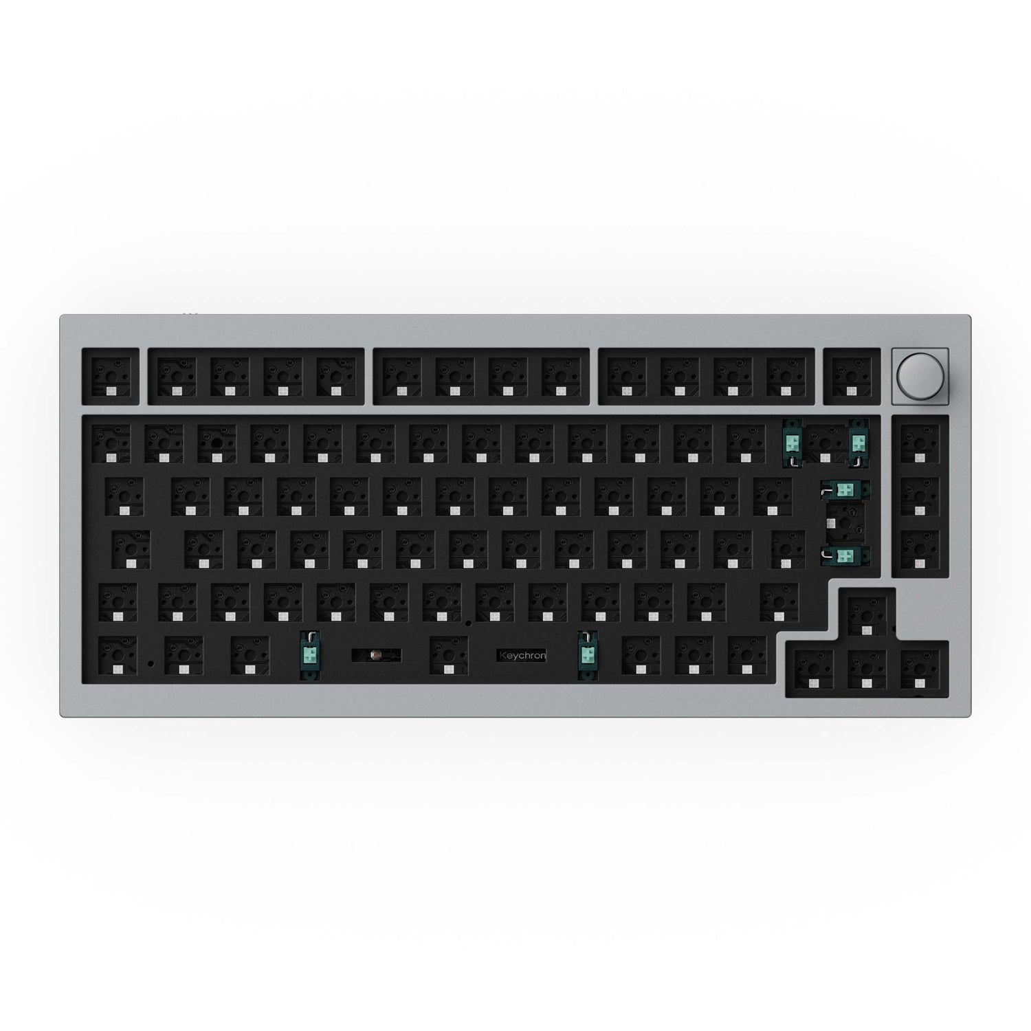 Coleção de layout ISO de teclado mecânico personalizado Keychron Q1 QMK
