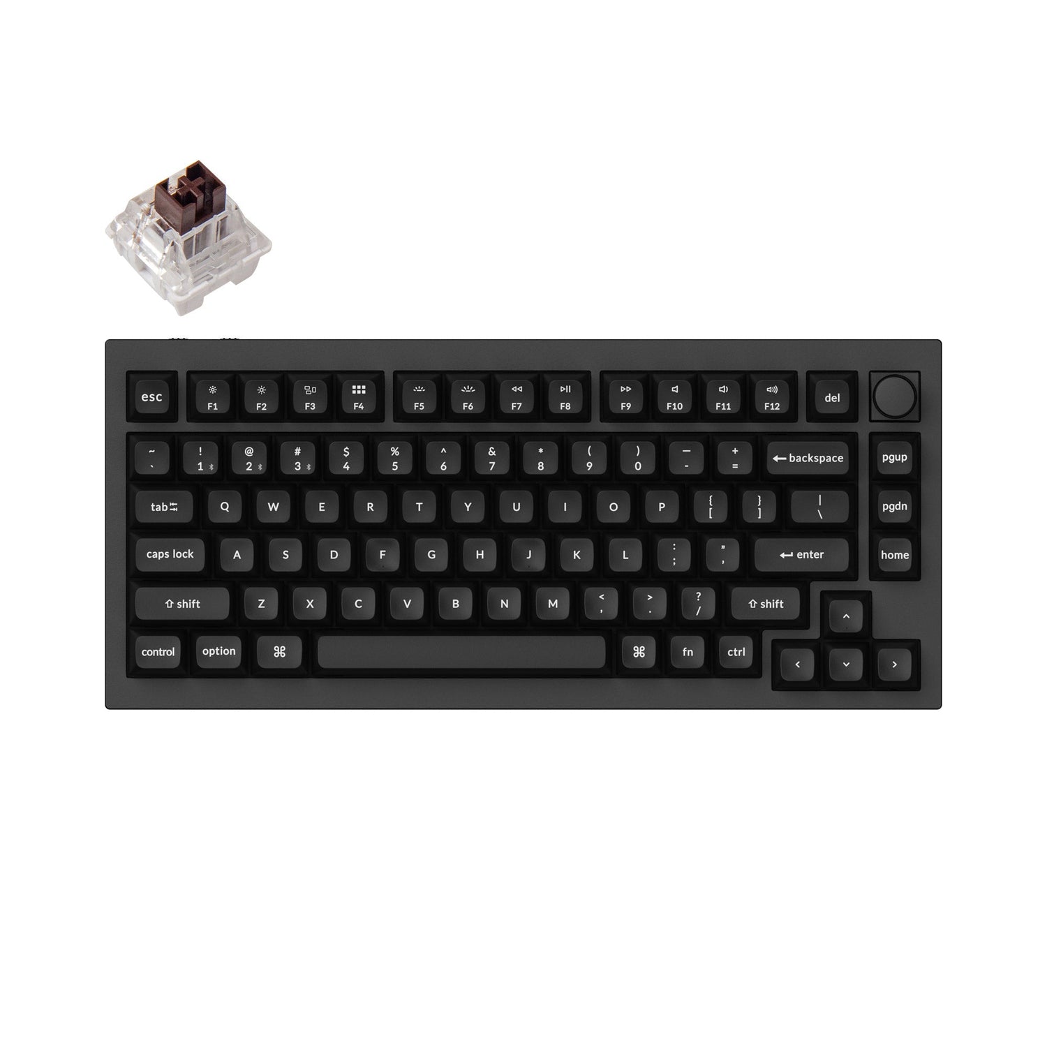 Teclado mecânico personalizado sem fio Keychron Q1 Pro QMK/VIA
