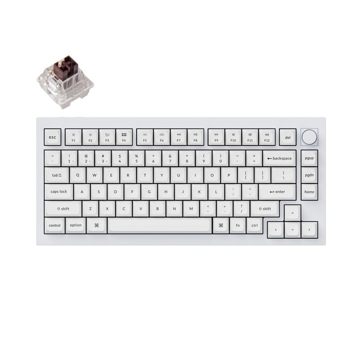 Teclado mecânico personalizado sem fio Keychron Q1 Pro QMK/VIA