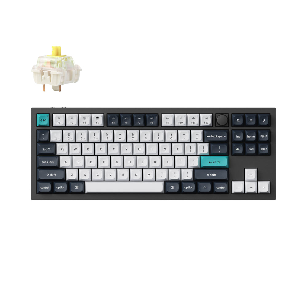 Keychron Q3 Max QMK/VIA teclado mecânico personalizado sem fio (layout ANSI dos EUA)