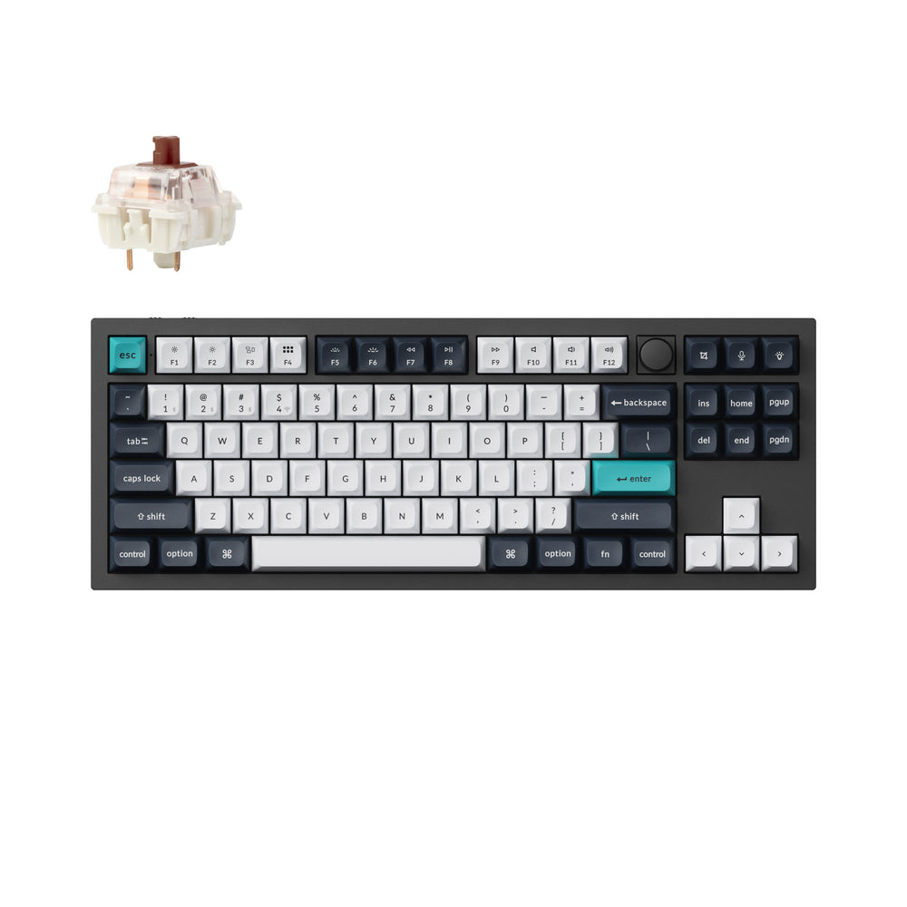 Keychron Q3 Max QMK/VIA teclado mecânico personalizado sem fio (layout ANSI dos EUA)