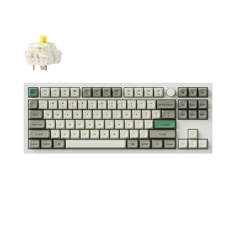 Keychron Q3 Max QMK/VIA teclado mecânico personalizado sem fio (layout ANSI dos EUA)