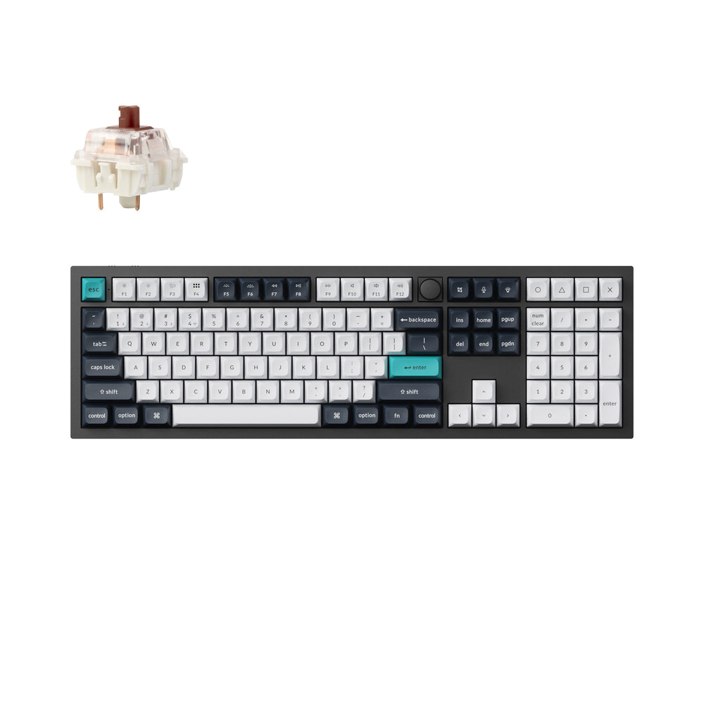 Keychron Q6 Max QMK/VIA teclado mecânico personalizado sem fio (layout ANSI dos EUA)