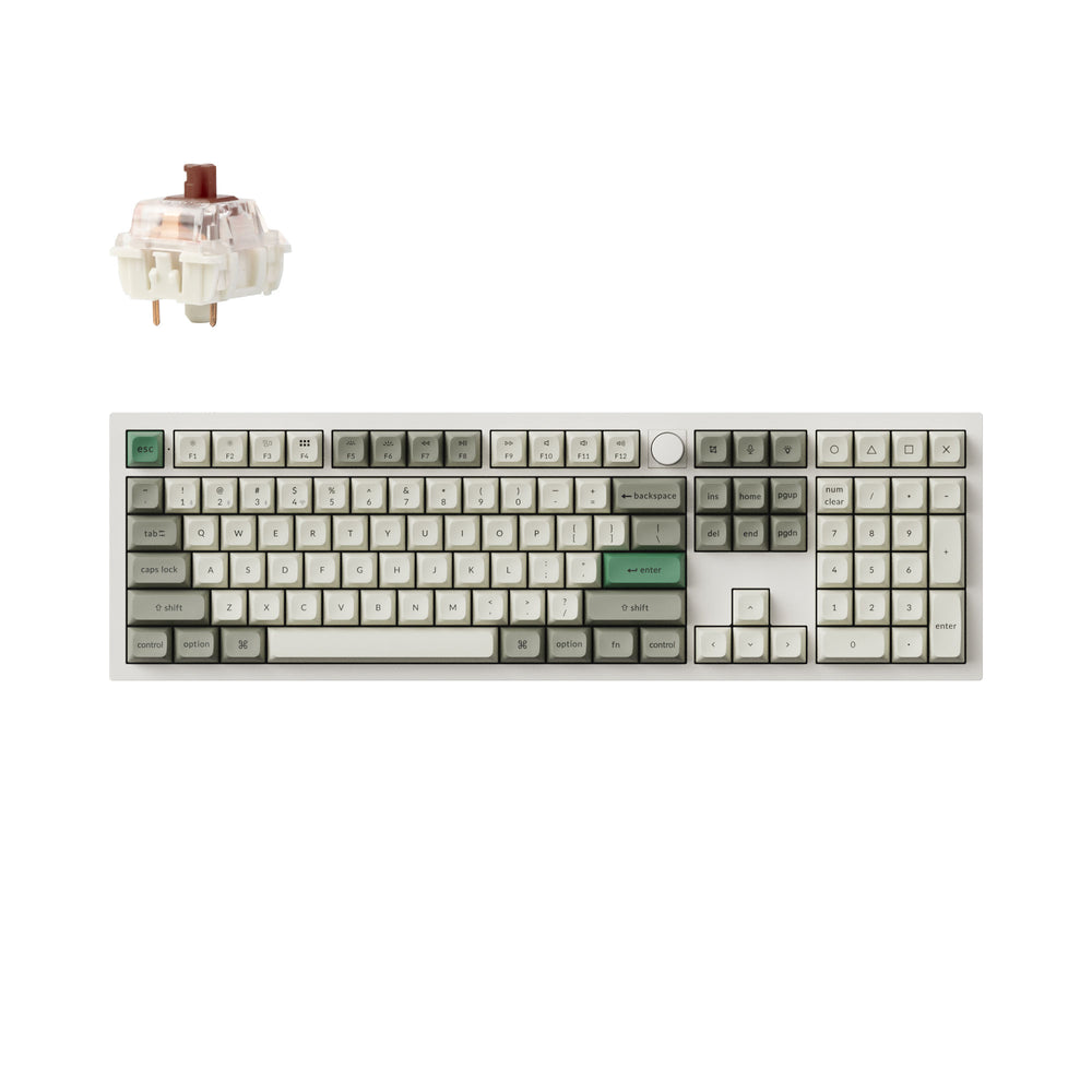Keychron Q6 Max QMK/VIA teclado mecânico personalizado sem fio (layout ANSI dos EUA)