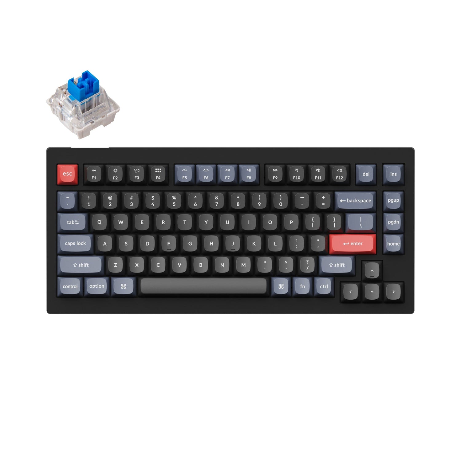 Teclado mecânico personalizado Keychron V1 QMK