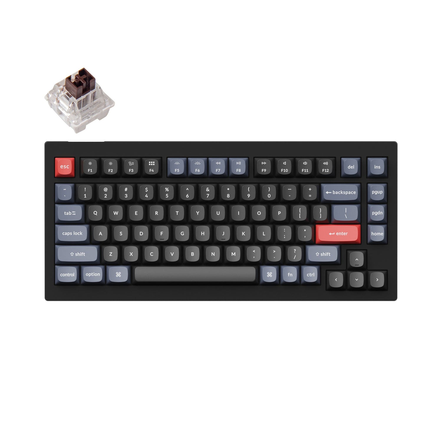Teclado mecânico personalizado Keychron V1 QMK