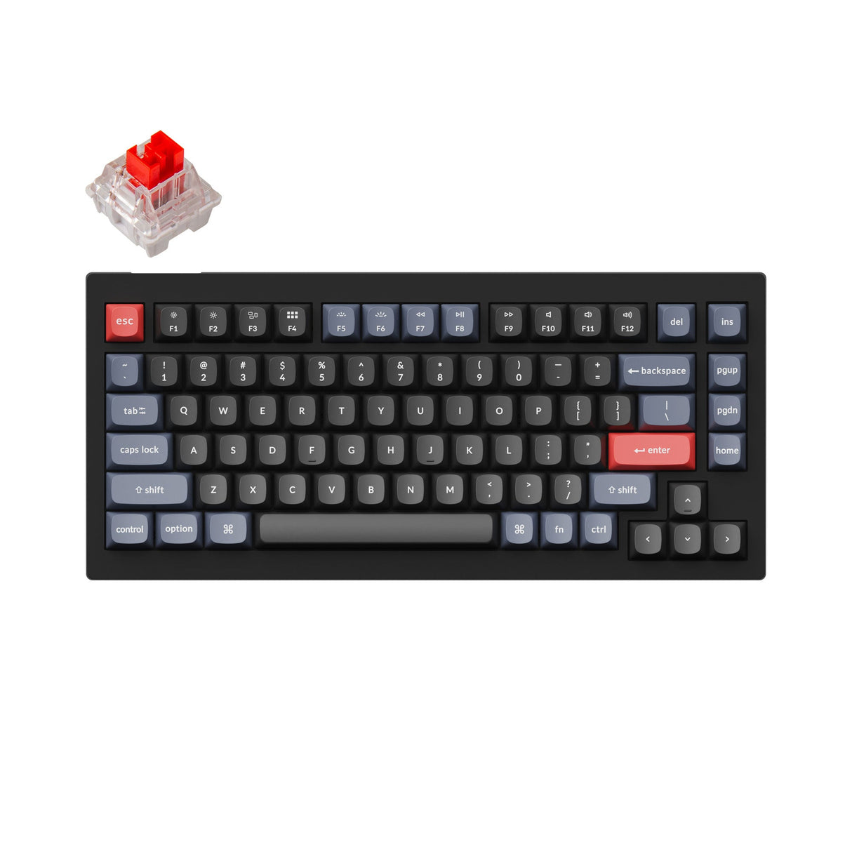 Teclado mecânico personalizado Keychron V1 QMK