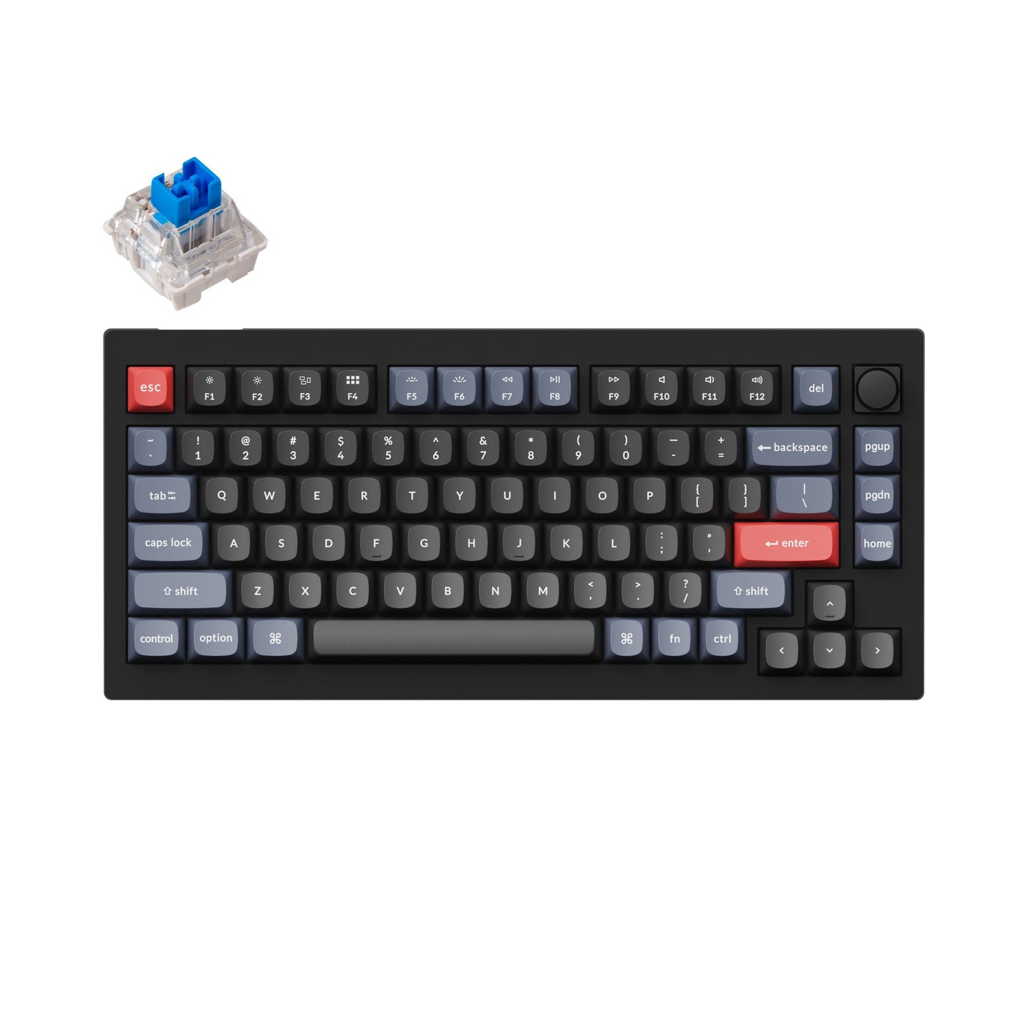 Teclado mecânico personalizado Keychron V1 QMK