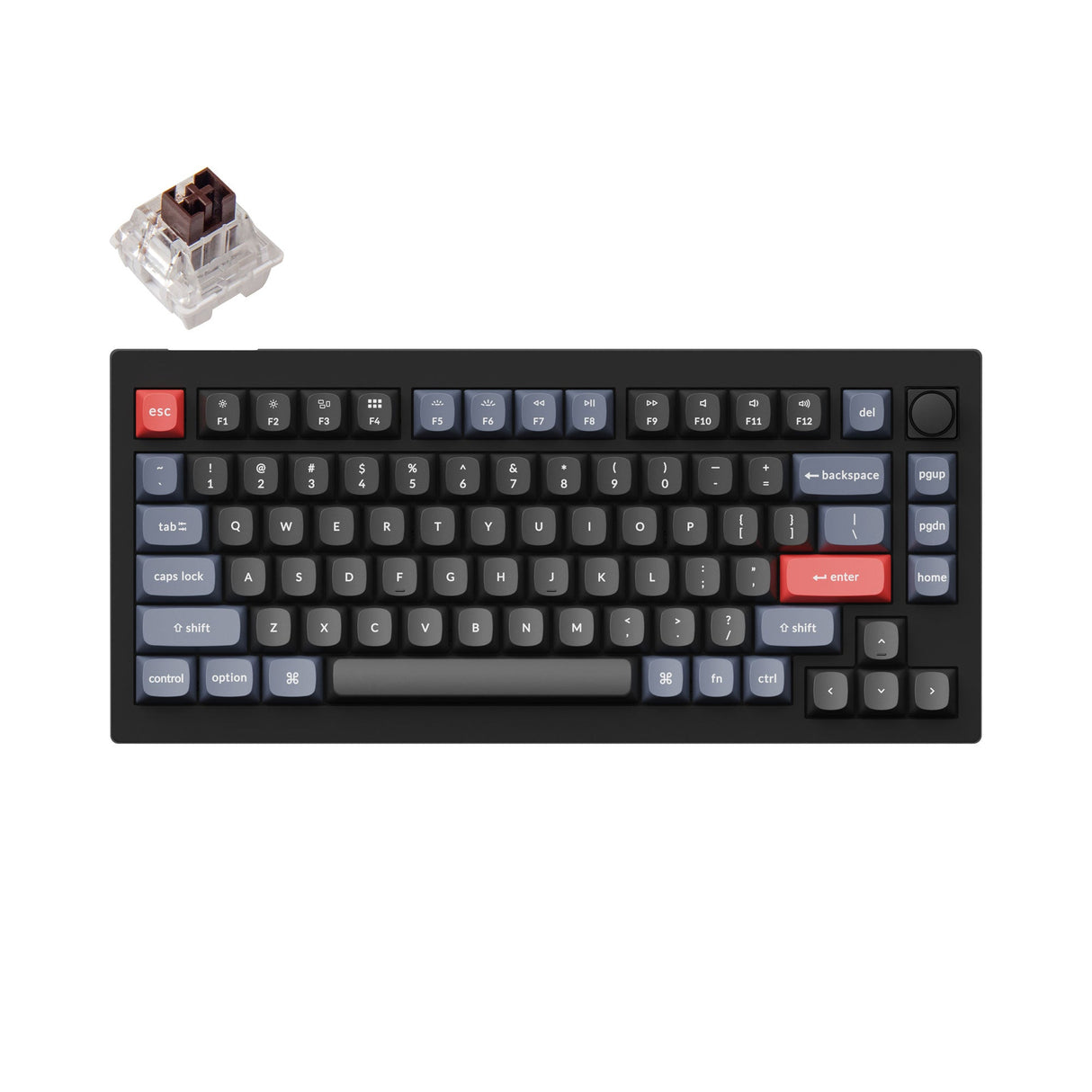 Teclado mecânico personalizado Keychron V1 QMK