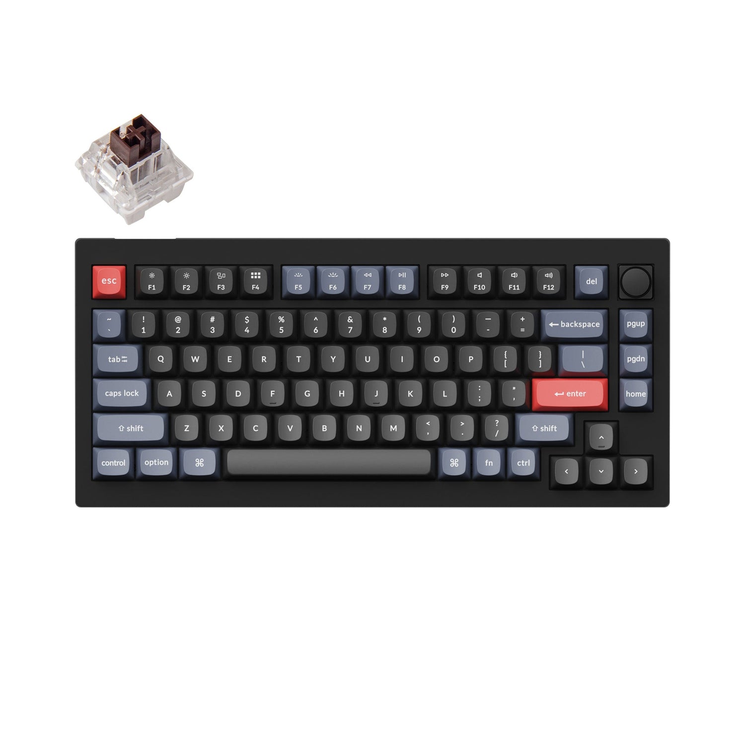 Teclado mecânico personalizado Keychron V1 QMK