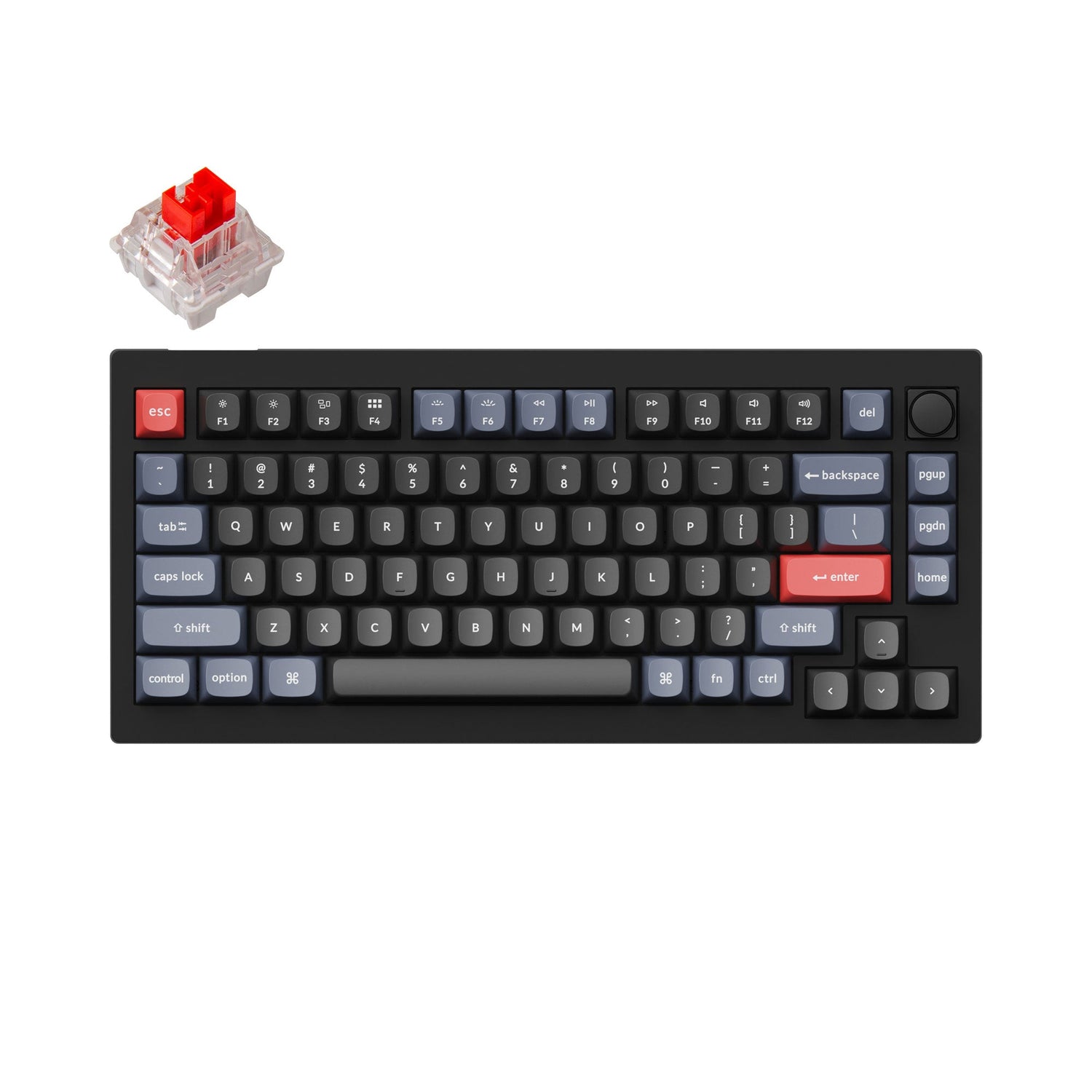 Teclado mecânico personalizado Keychron V1 QMK