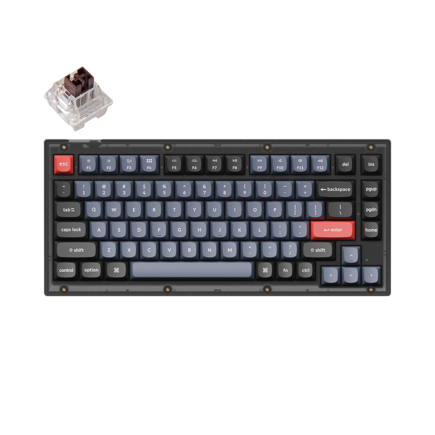 Teclado mecânico personalizado Keychron V1 QMK