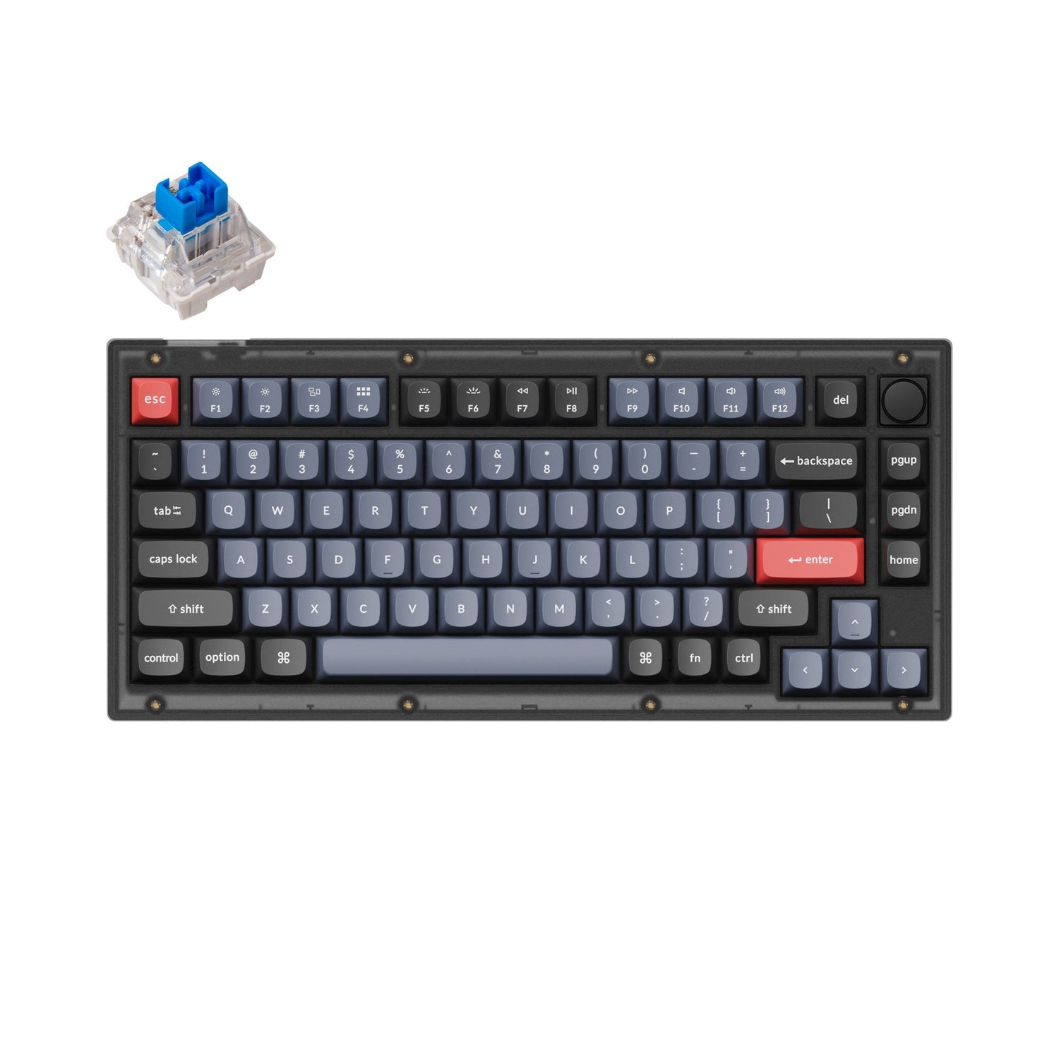 Teclado mecânico personalizado Keychron V1 QMK