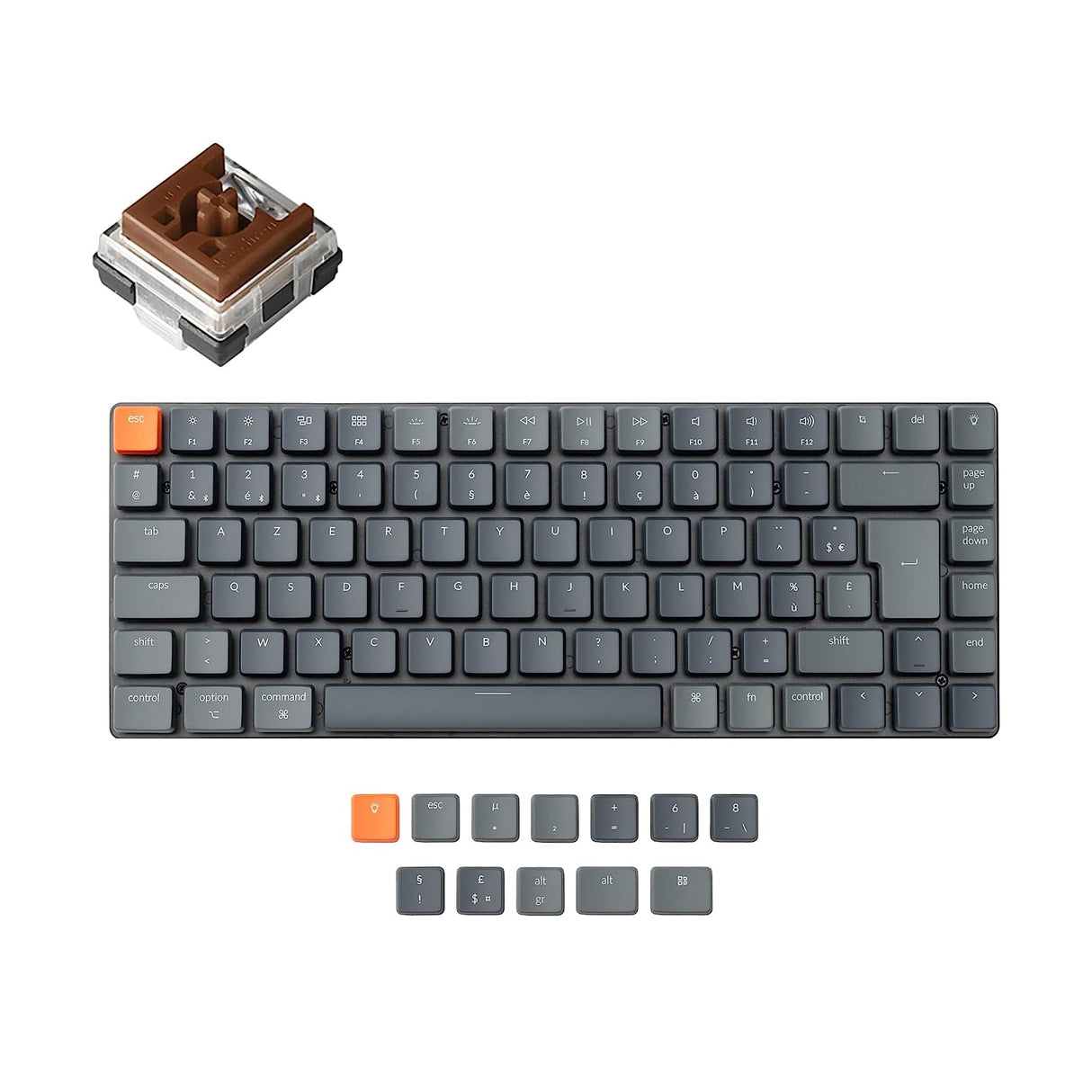 Keychron K3 Ultra-slim Wireless Mechanical Keyboard (FR-ISO Layout)