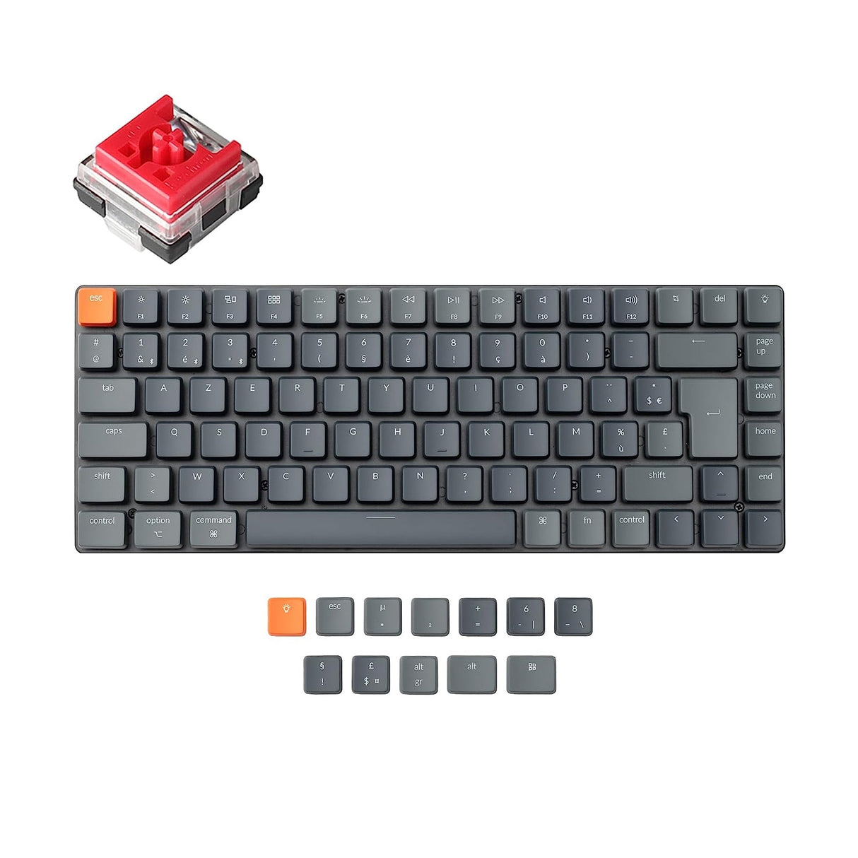 Keychron K3 Ultra-slim Wireless Mechanical Keyboard (FR-ISO Layout)