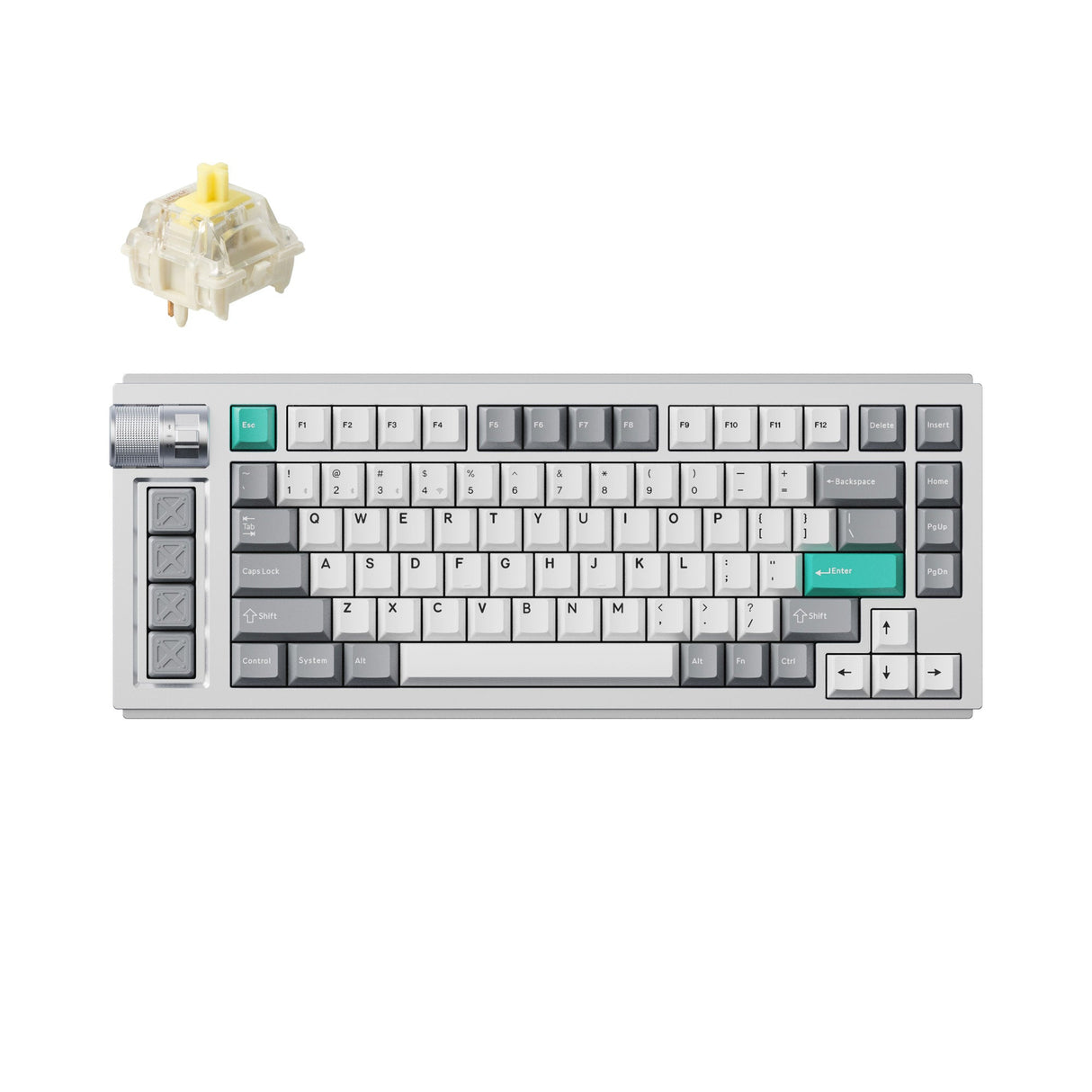 Teclado para jogos personalizado sem fio Lemokey L1 QMK/VIA