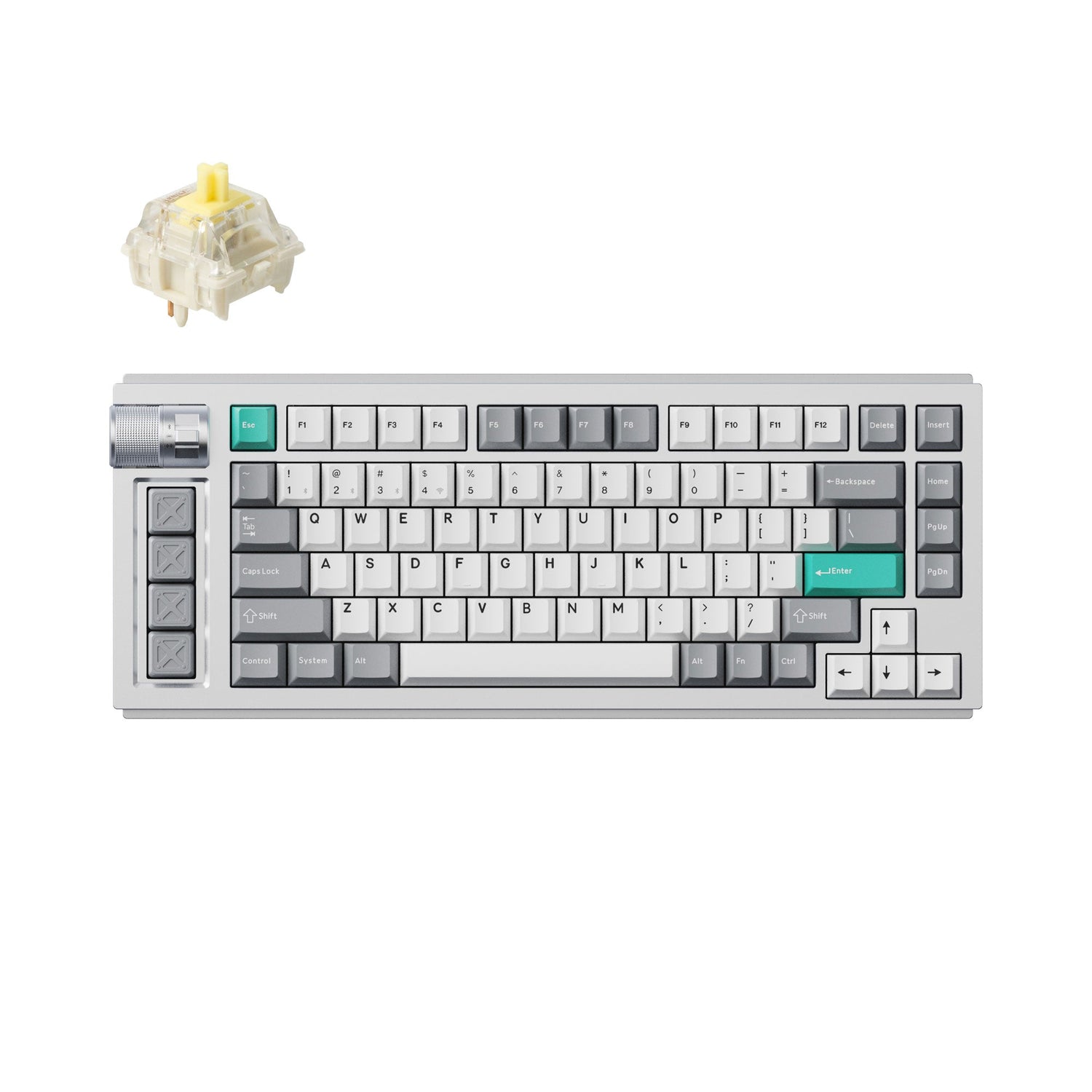 Teclado para jogos personalizado sem fio Lemokey L1 QMK/VIA