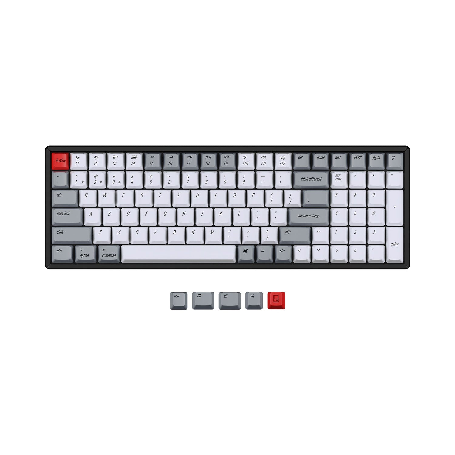 Conjunto de teclas retrô Keychron OEM Profile PBT