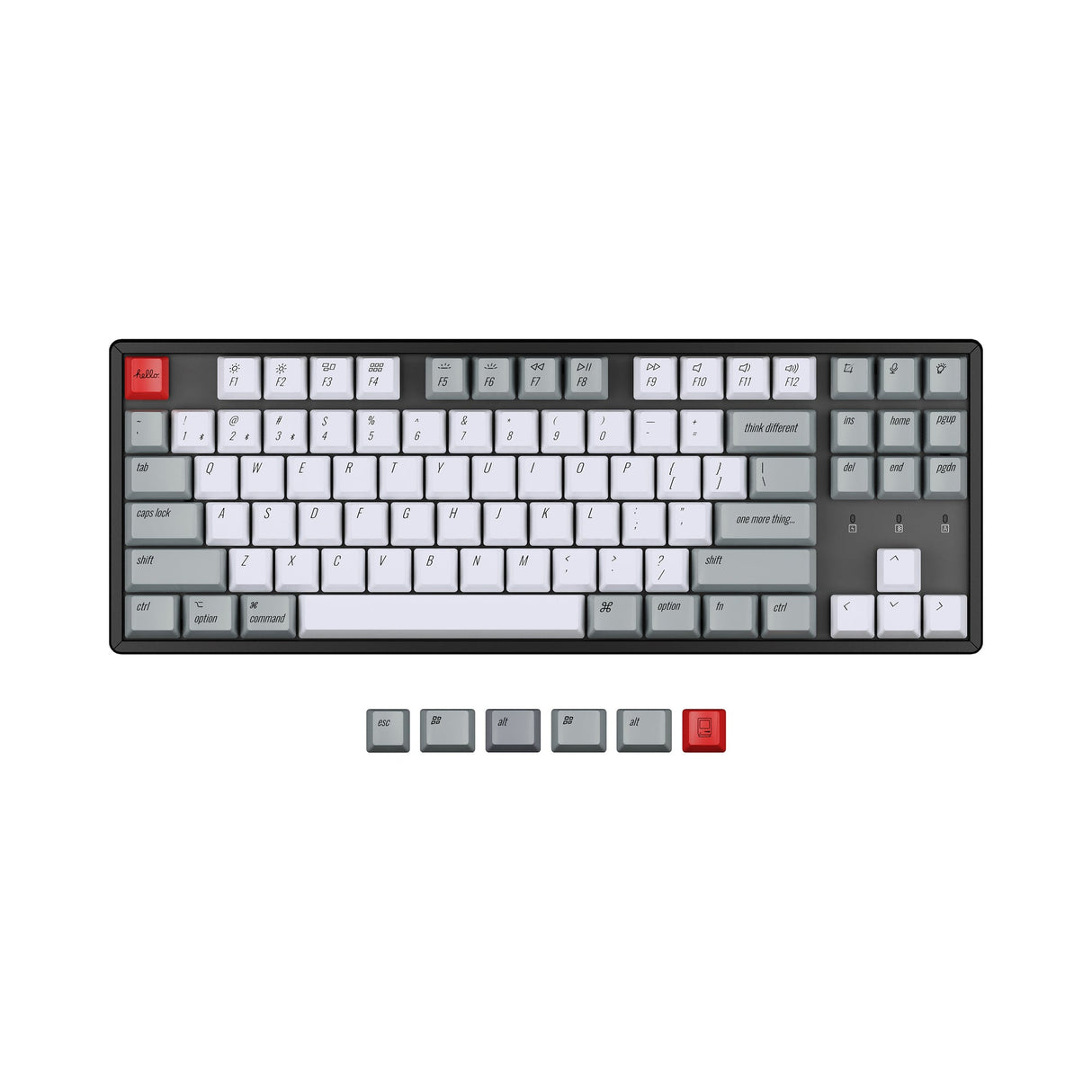 Conjunto de teclas retrô Keychron OEM Profile PBT