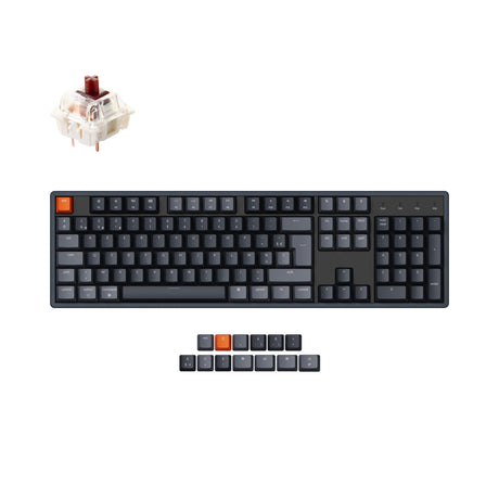 Teclado mecânico sem fio Keychron K10 (layout França ISO-FR)