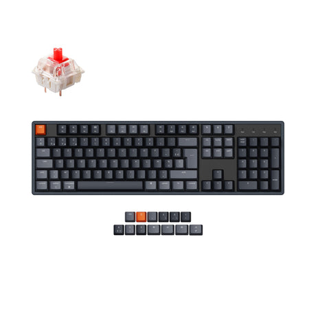 Teclado mecânico sem fio Keychron K10 (layout França ISO-FR)