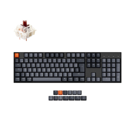 Teclado mecânico sem fio Keychron K10 (layout França ISO-FR)