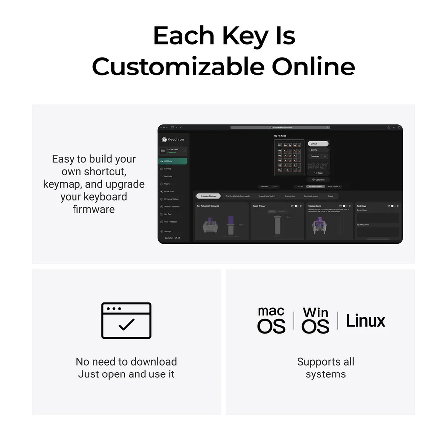 Keychron Q0 HE QMK Wireless Custom Number Pad