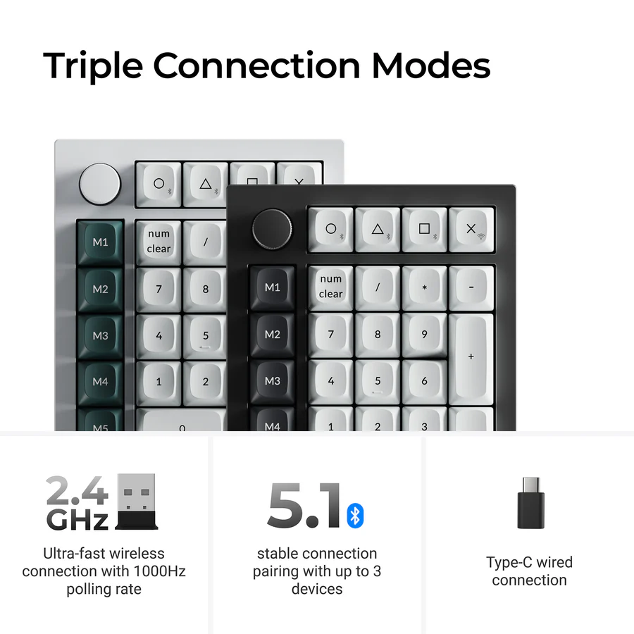 Keychron Q0 HE QMK Wireless Custom Number Pad