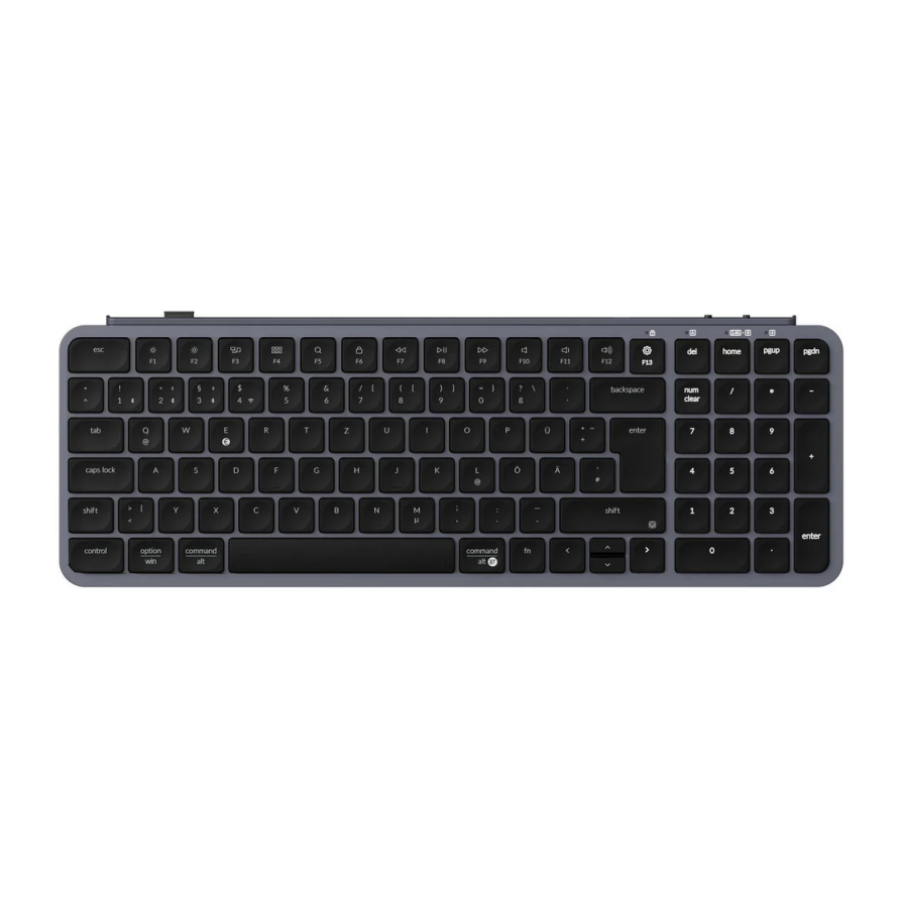 Keychron B2 Pro Ultra-Slim Wireless Keyboardd (ISO Layout)