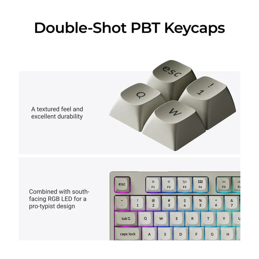 Keychron C2 Pro 8K QMK Wired Custom Mechanical Keyboard ISO Layout Collection