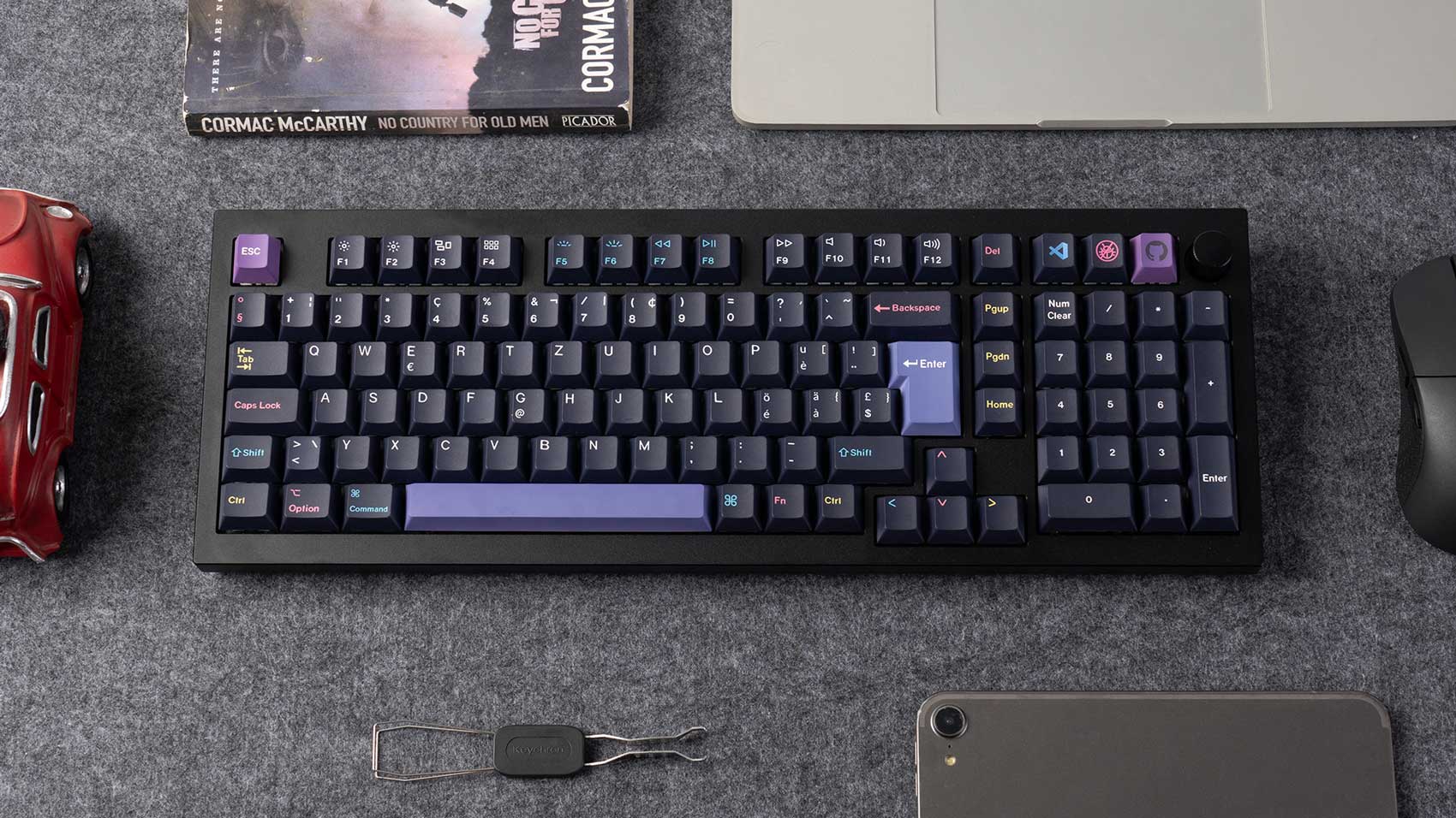 ISO Cherry Profile Dye-Sub PBT Full Set Keycap Set - Developer-2