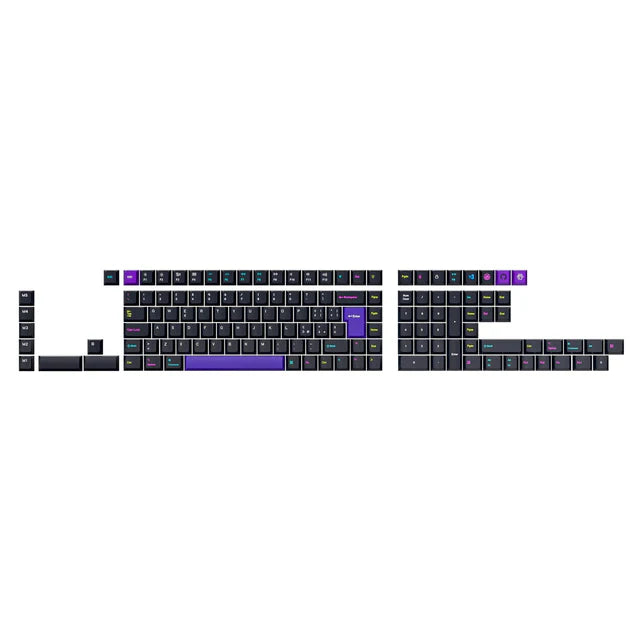 ISO Cherry Profile Dye-Sub PBT Full Set Keycap Set - Developer-2