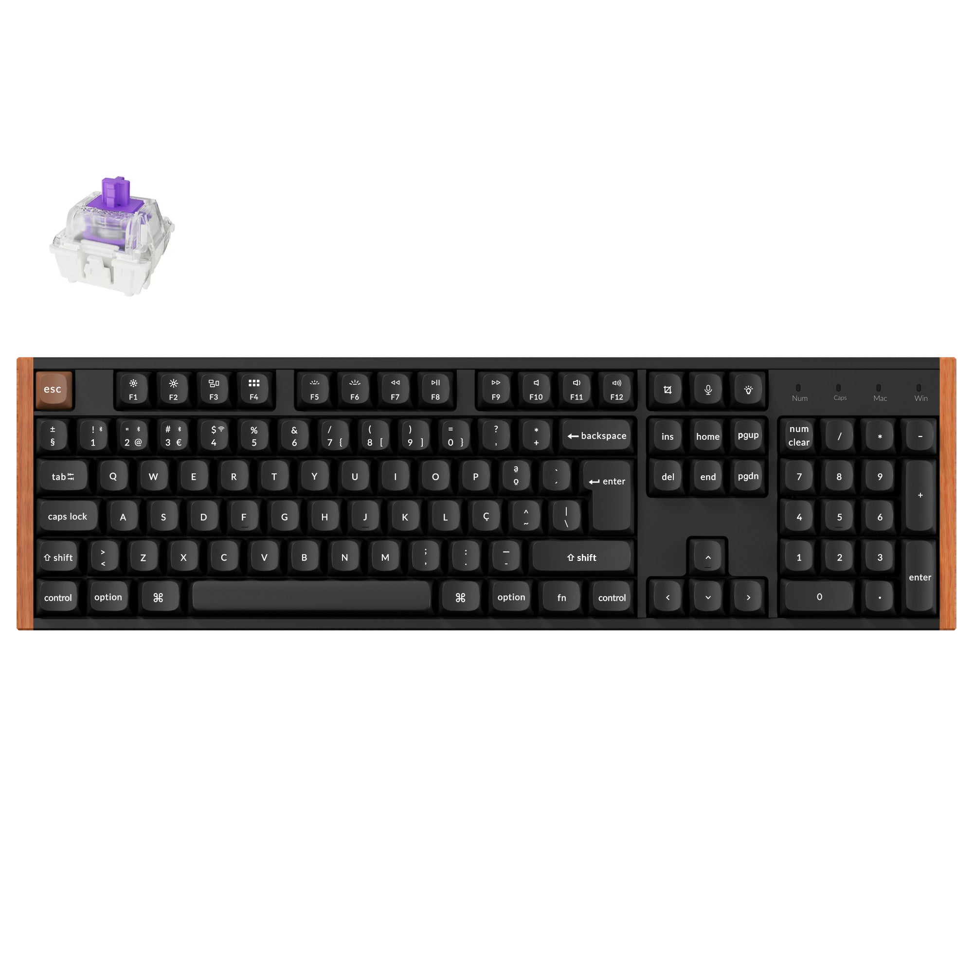 Keychron K10 HE Teclado Personalizado com Interruptor Magnético Sem Fios